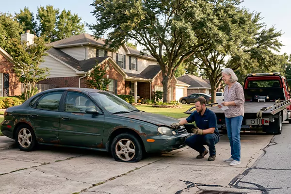 Abandoned Car Removal in Houston, TX