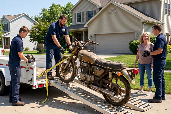 Junk Motorcycle Removal in Houston, TX