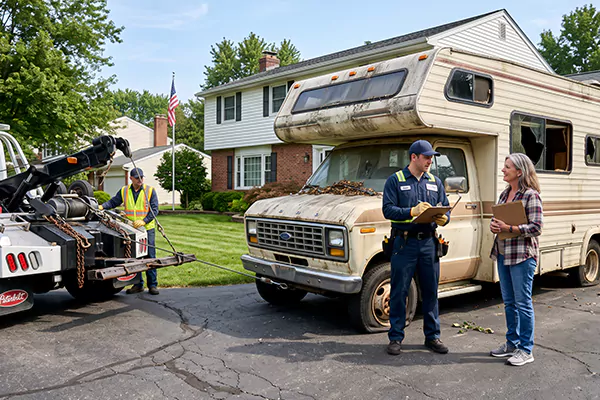Junk RV Removal in Houston, TX