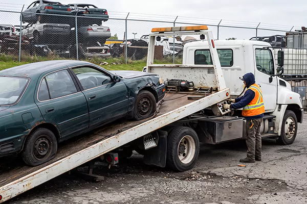 Salvage Car Removal in Houston, TX