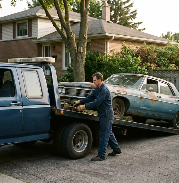 Trusted old car removal service in Houston, TX