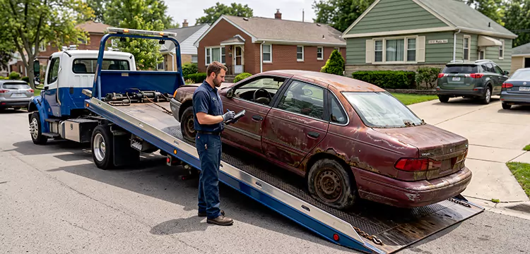 Non-Running Junk Vehicle Removal in Houston
