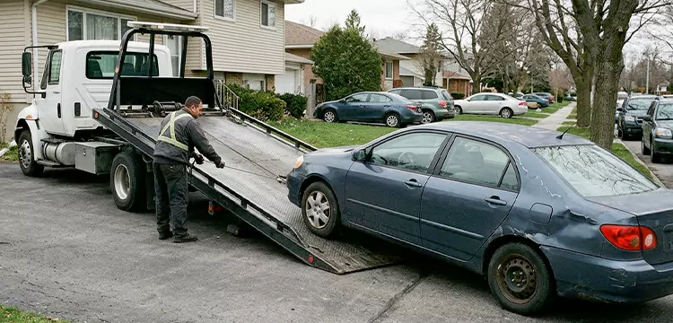 Same-Day Salvage Car Pickup in Houston