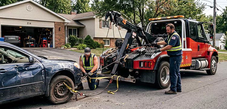 Salvage Car Pick Up