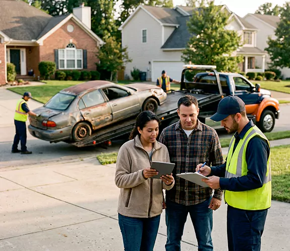 Why Houston, TX residents choose Houston's Junk Car Buyer for 24 hour junk car removal?